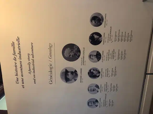 musée Lumière de Lyon généalogie de la famille Lumière
